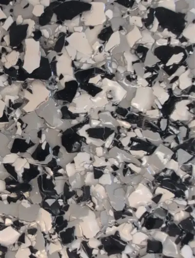 Domino flake color blend