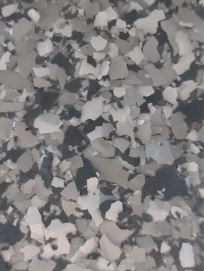 Gravel flake color blend